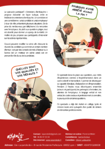 Spectacle intéractif entretiens d'embauche de la Parole De